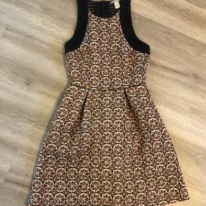 H & M Stitch detail and Black crochet dress